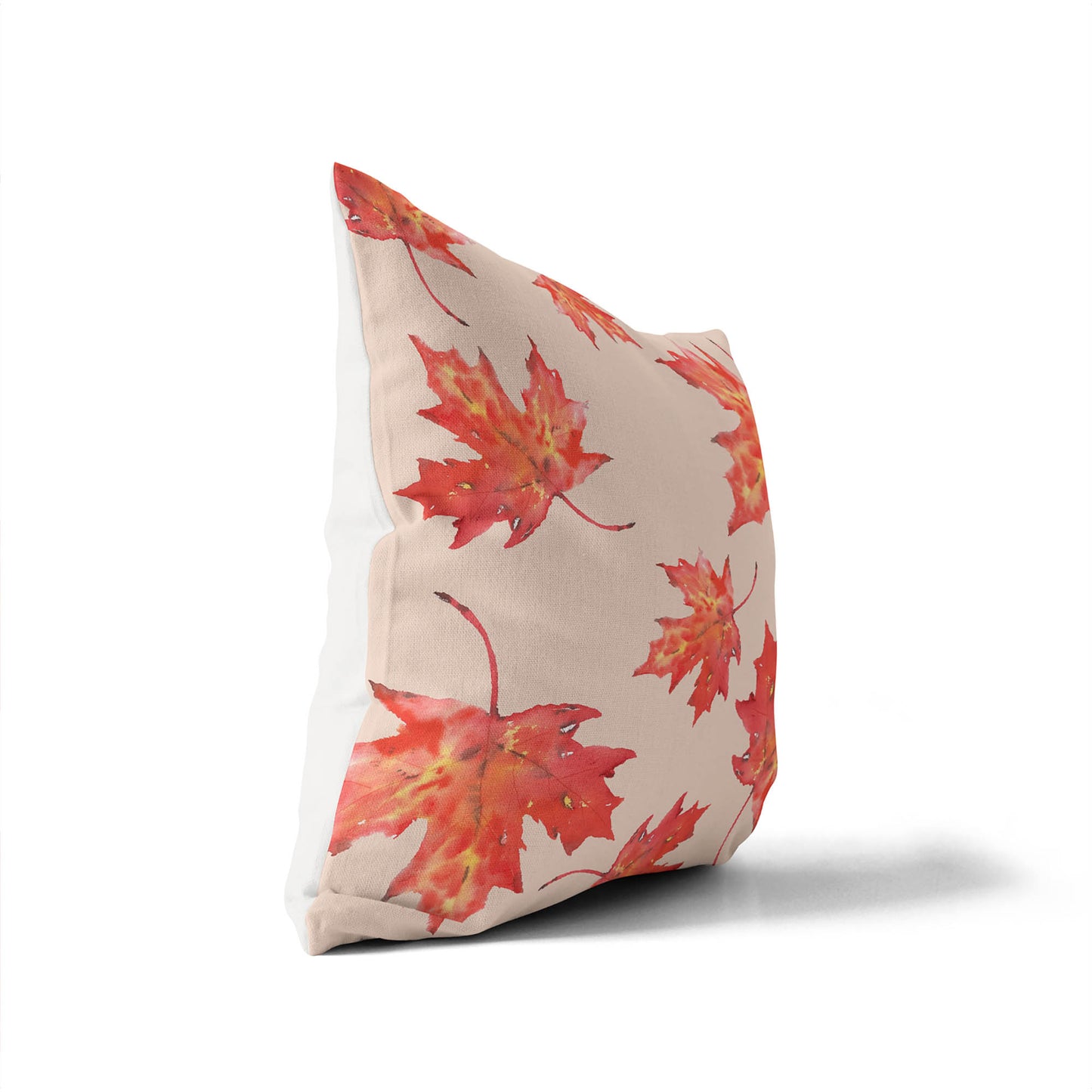 Fireleaf Pattern Decorative Seasonal Throw Pillow