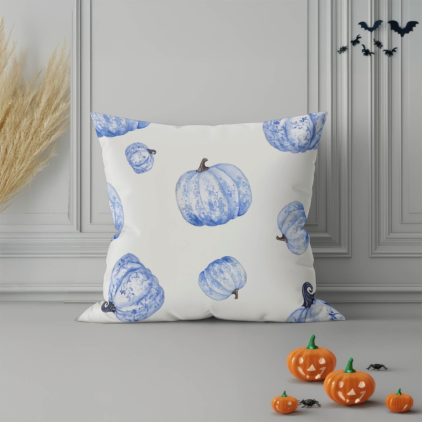 Pumpkin Patch Decorative Seasonal Throw Pillow