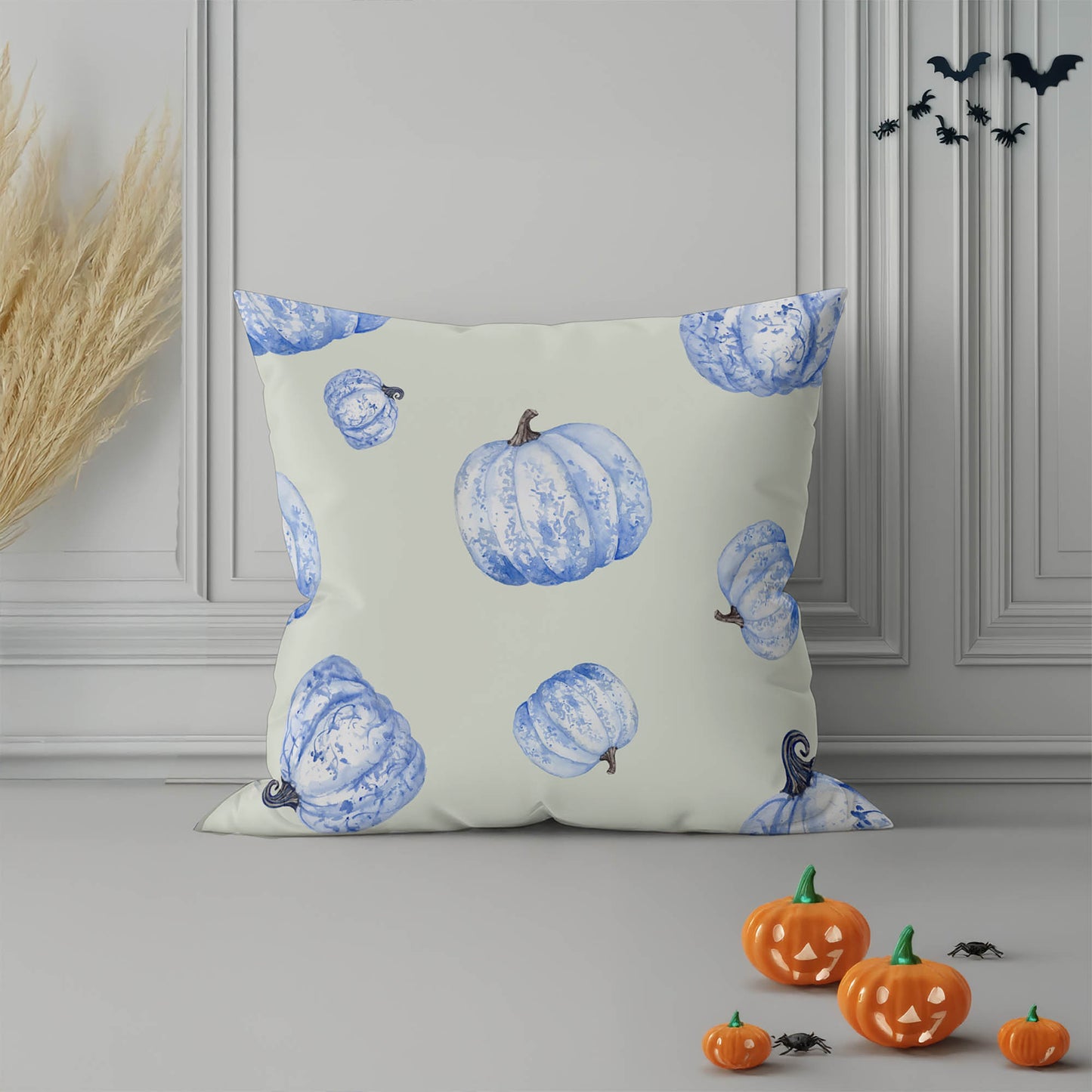 Pumpkin Patch Decorative Seasonal Throw Pillow