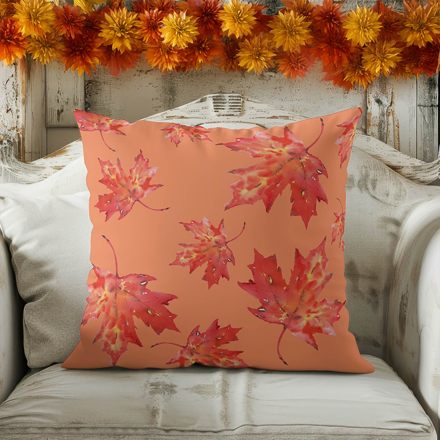 Fireleaf Decorative Seasonal Throw Pillow