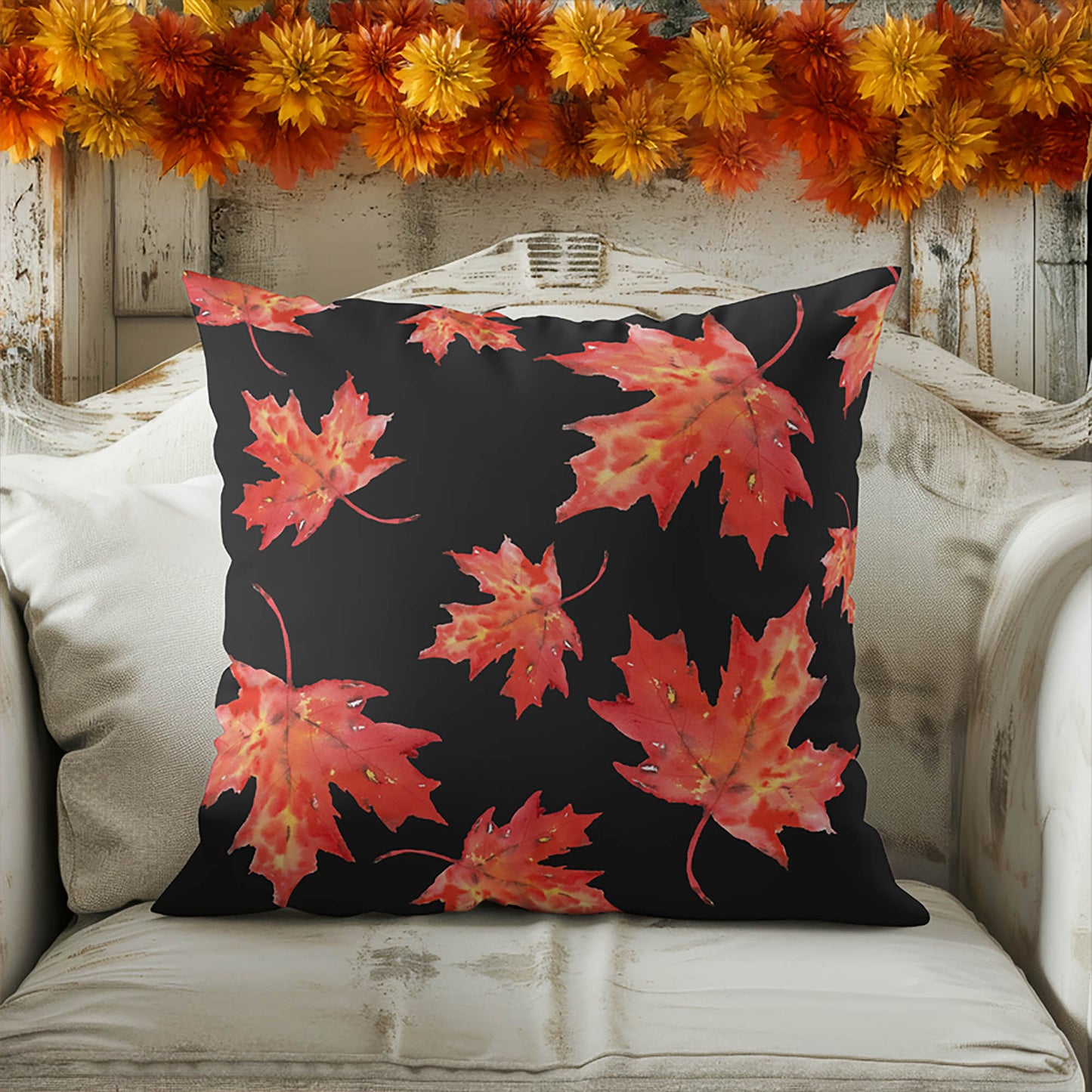 Fireleaf Decorative Seasonal Throw Pillow