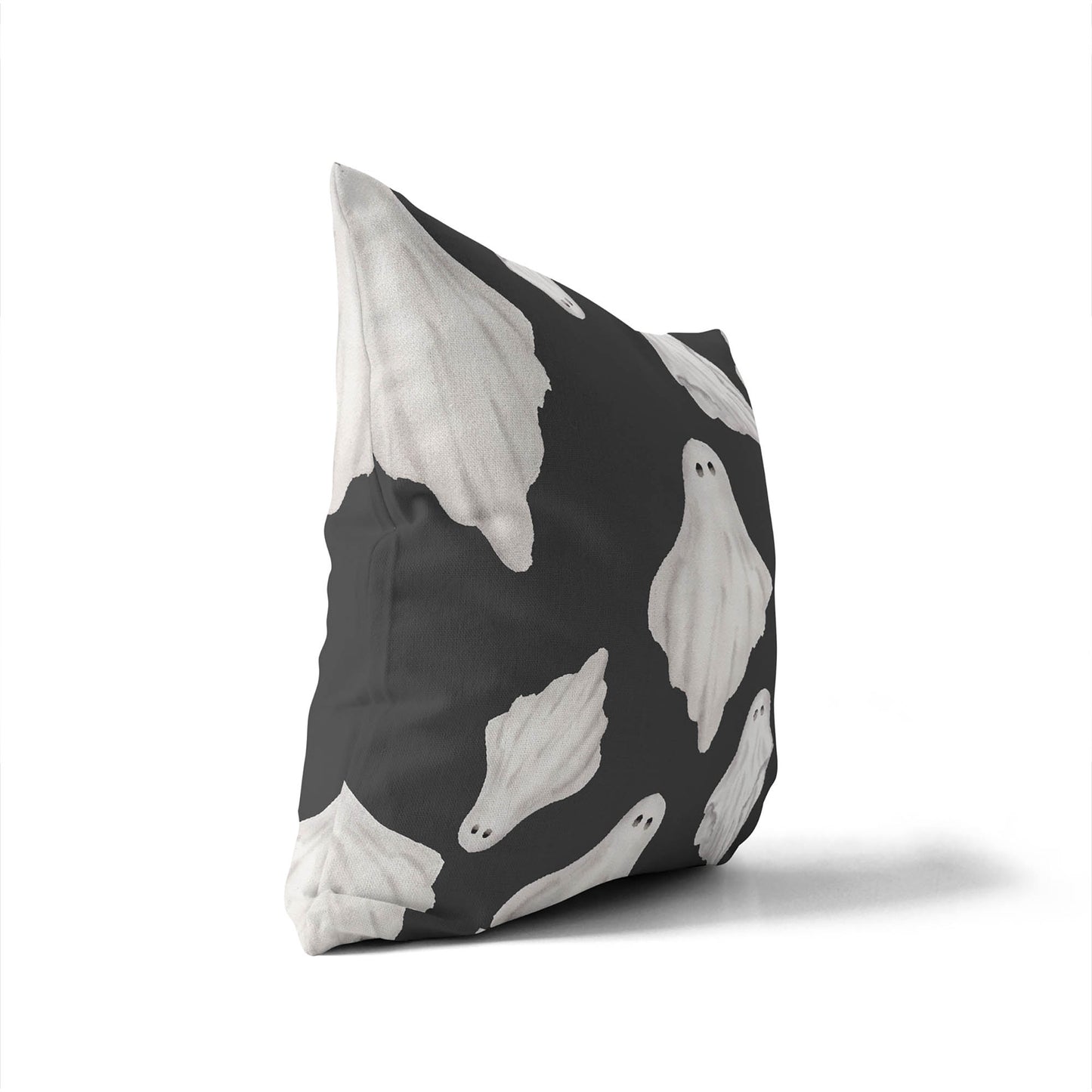 Spooky Ghost Decorative Seasonal Throw Pillow
