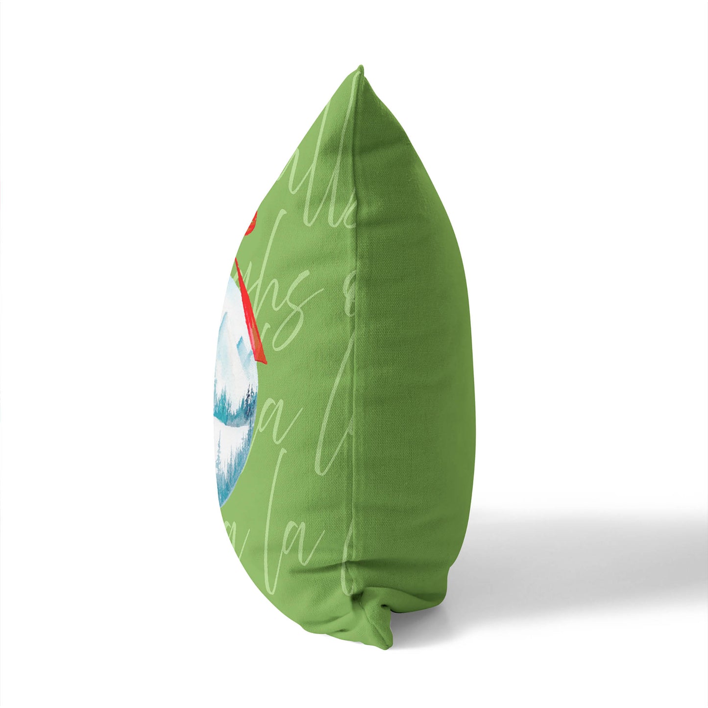 Deck the halls Decorative Seasonal Throw Pillow