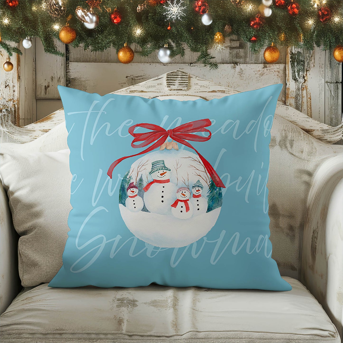 In the meadow Decorative Seasonal Throw Pillow