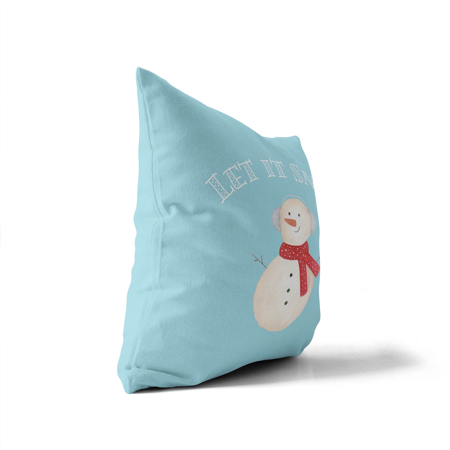 Let it Snow Decorative Seasonal Throw Pillow