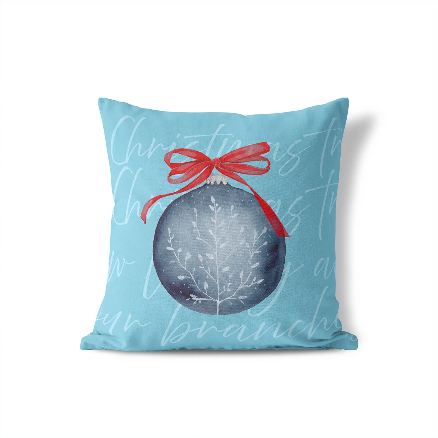 Oh Christmas Tree Decorative Seasonal Throw Pillow