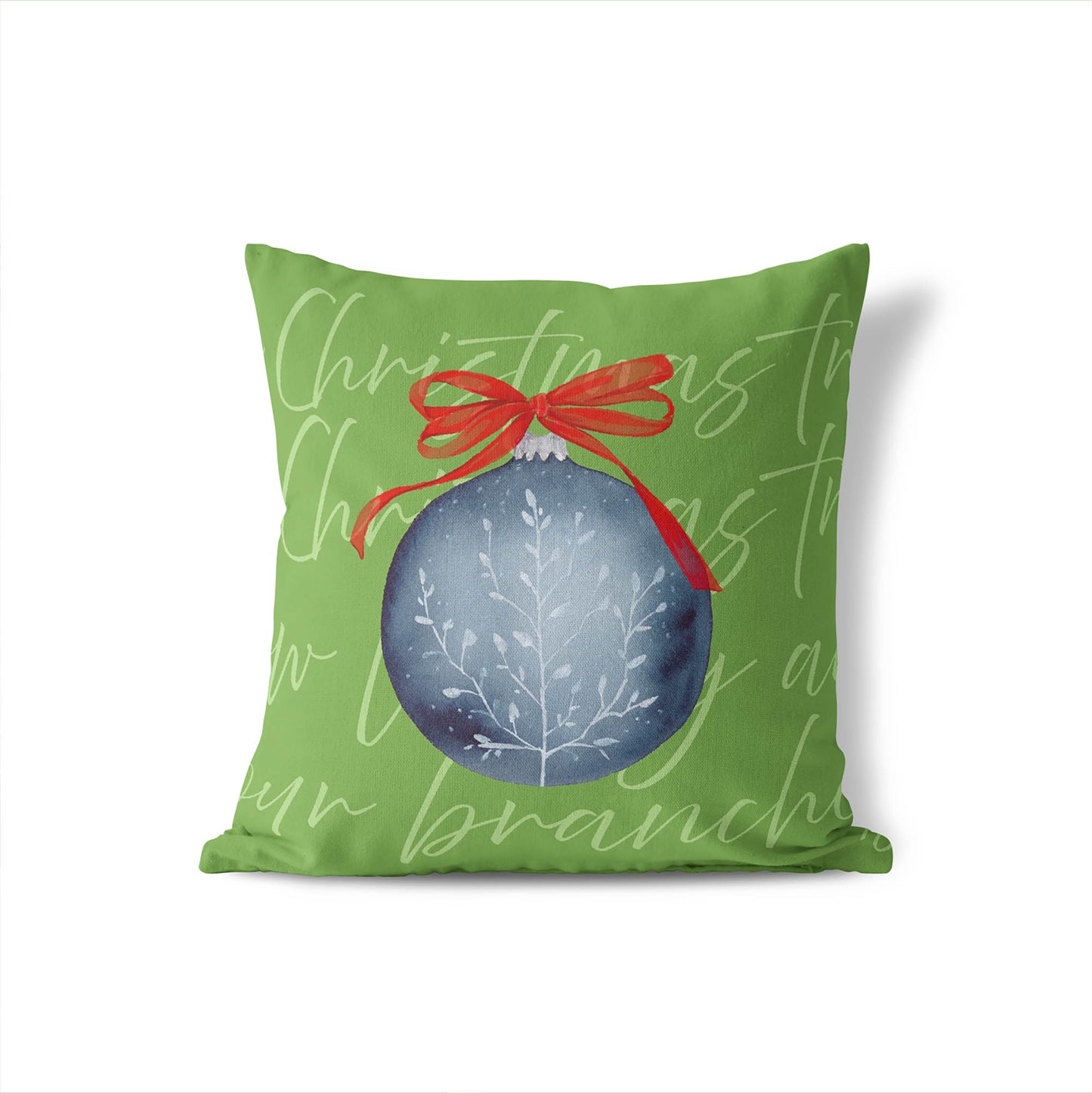 Oh Christmas Tree Decorative Seasonal Throw Pillow