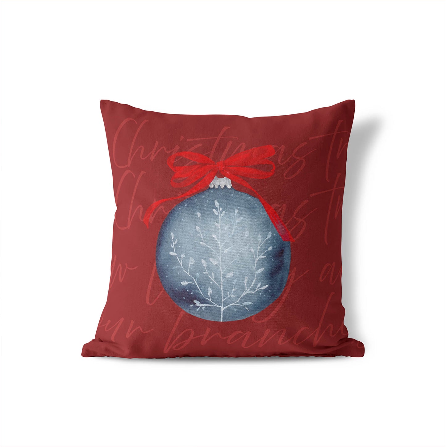 Oh Christmas Tree Decorative Seasonal Throw Pillow