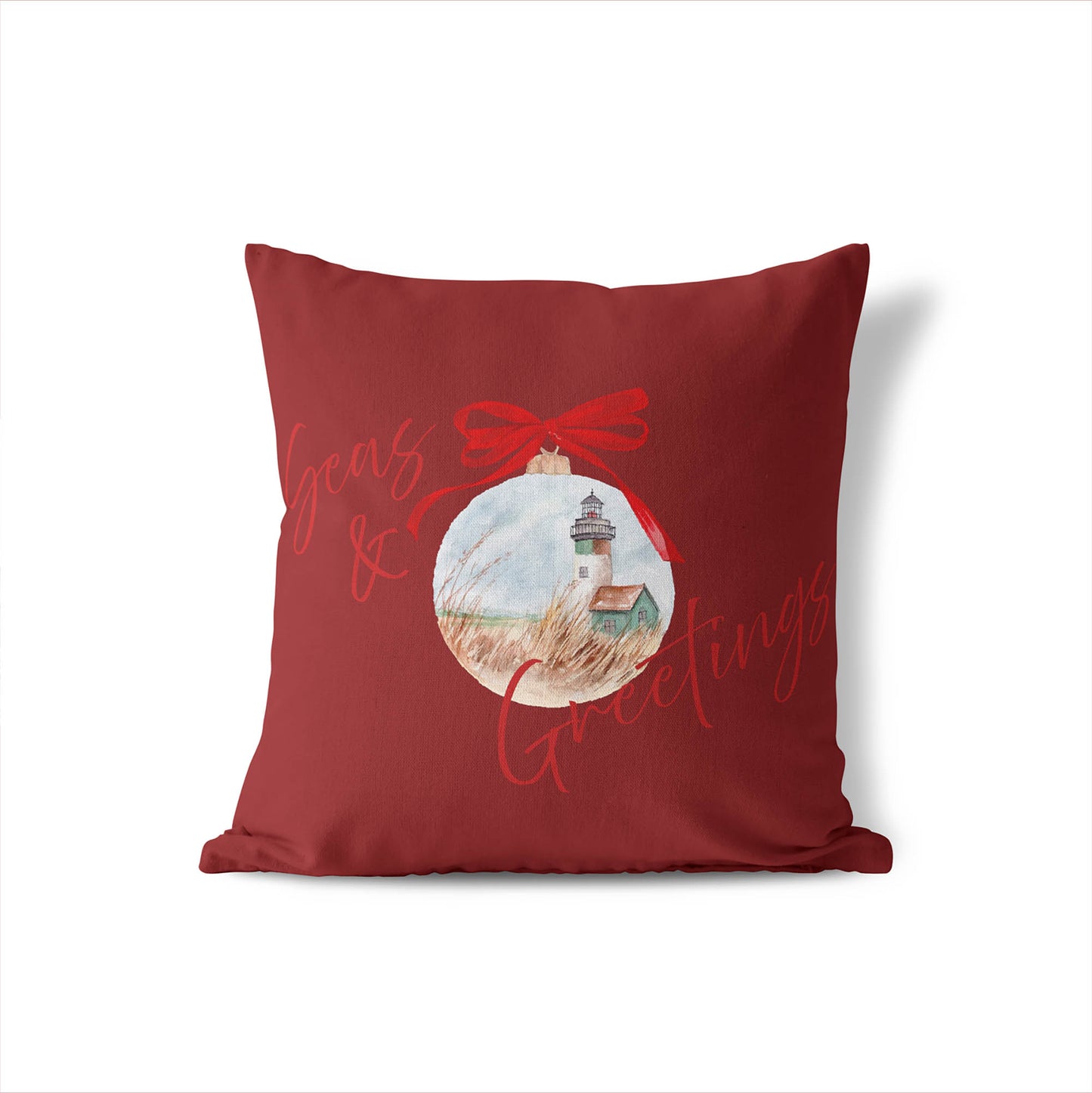 Seas & Greeting Decorative Seasonal Throw Pillow