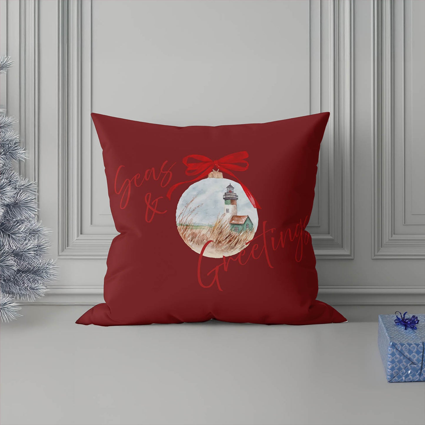 Seas & Greeting Decorative Seasonal Throw Pillow
