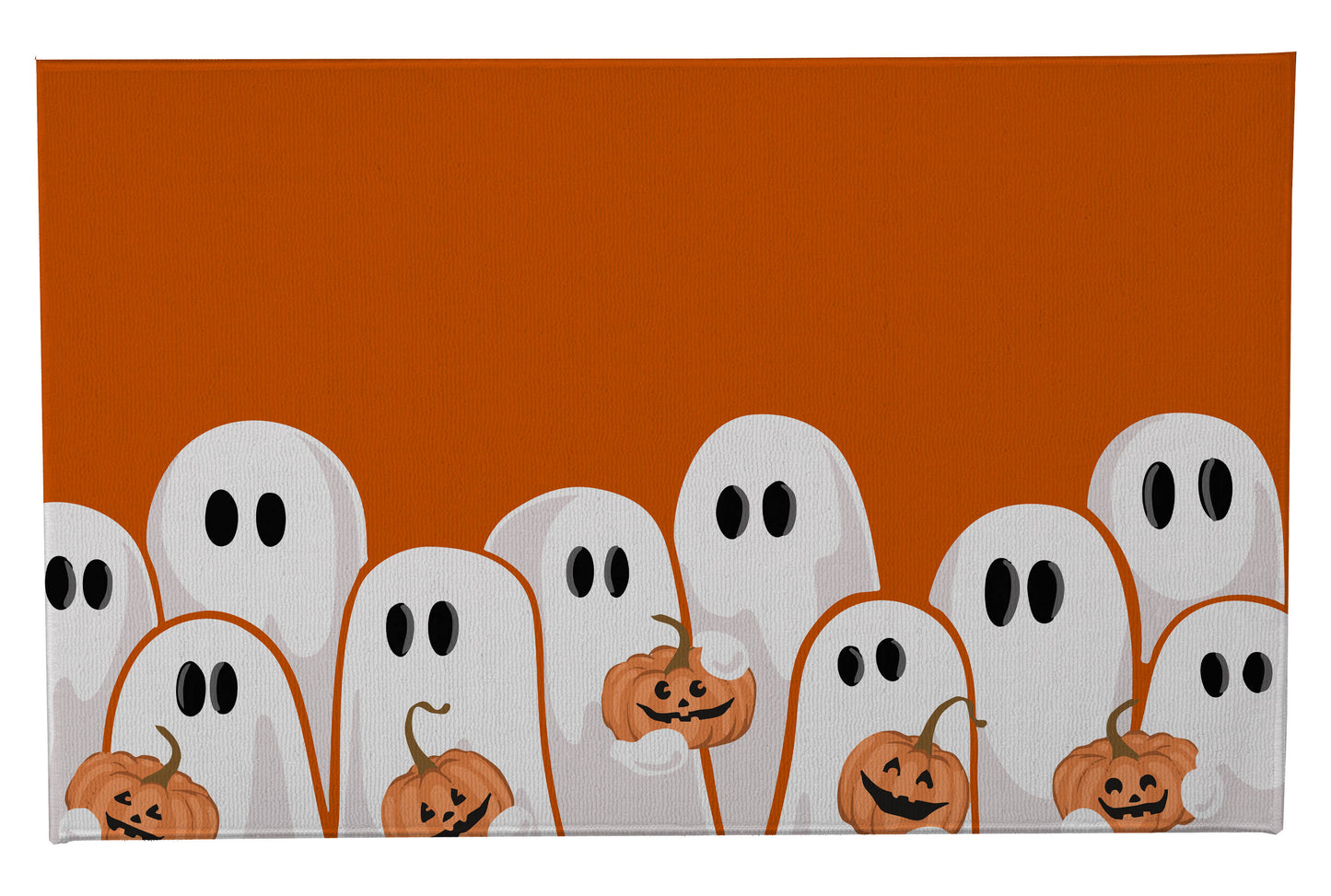 Ghosts & Pumpkins Outdoor Door Mat