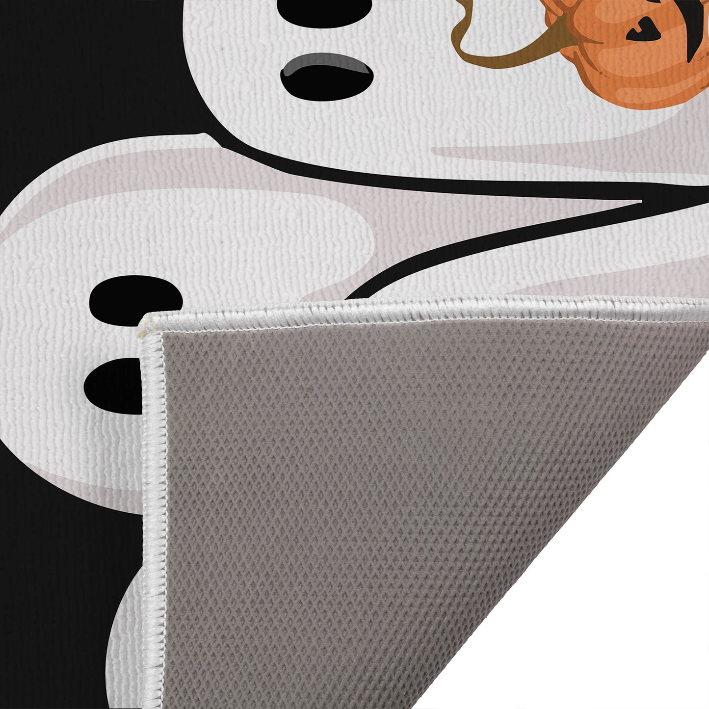 Ghosts & Pumpkins Welcome Outdoor Door Mat