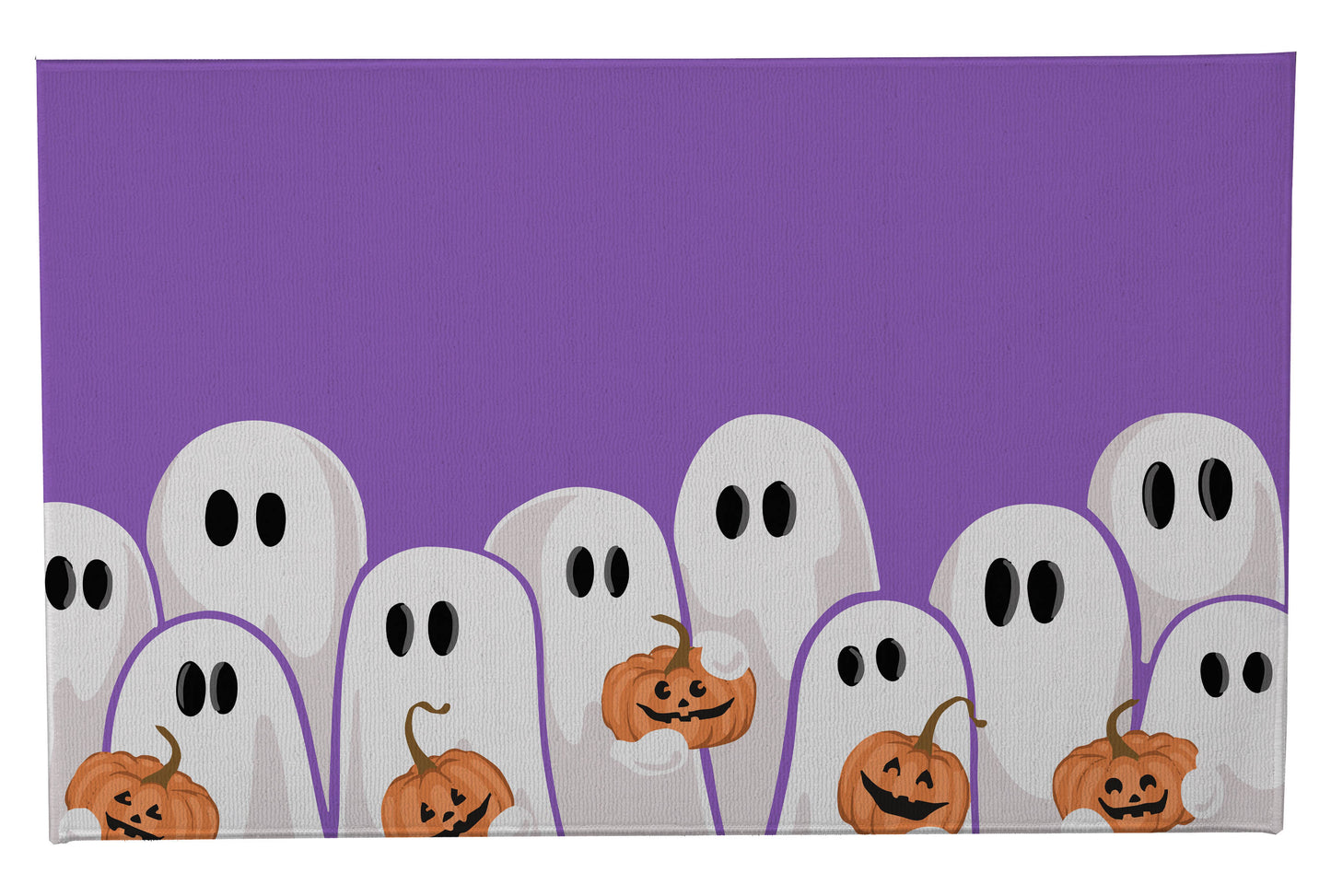 Ghosts & Pumpkins Outdoor Door Mat