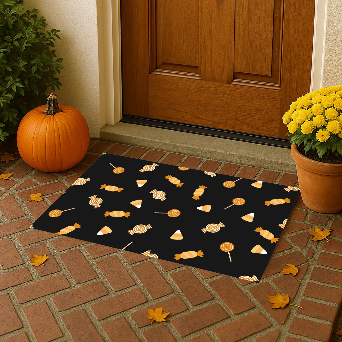 I want Candy Outdoor Door Mat