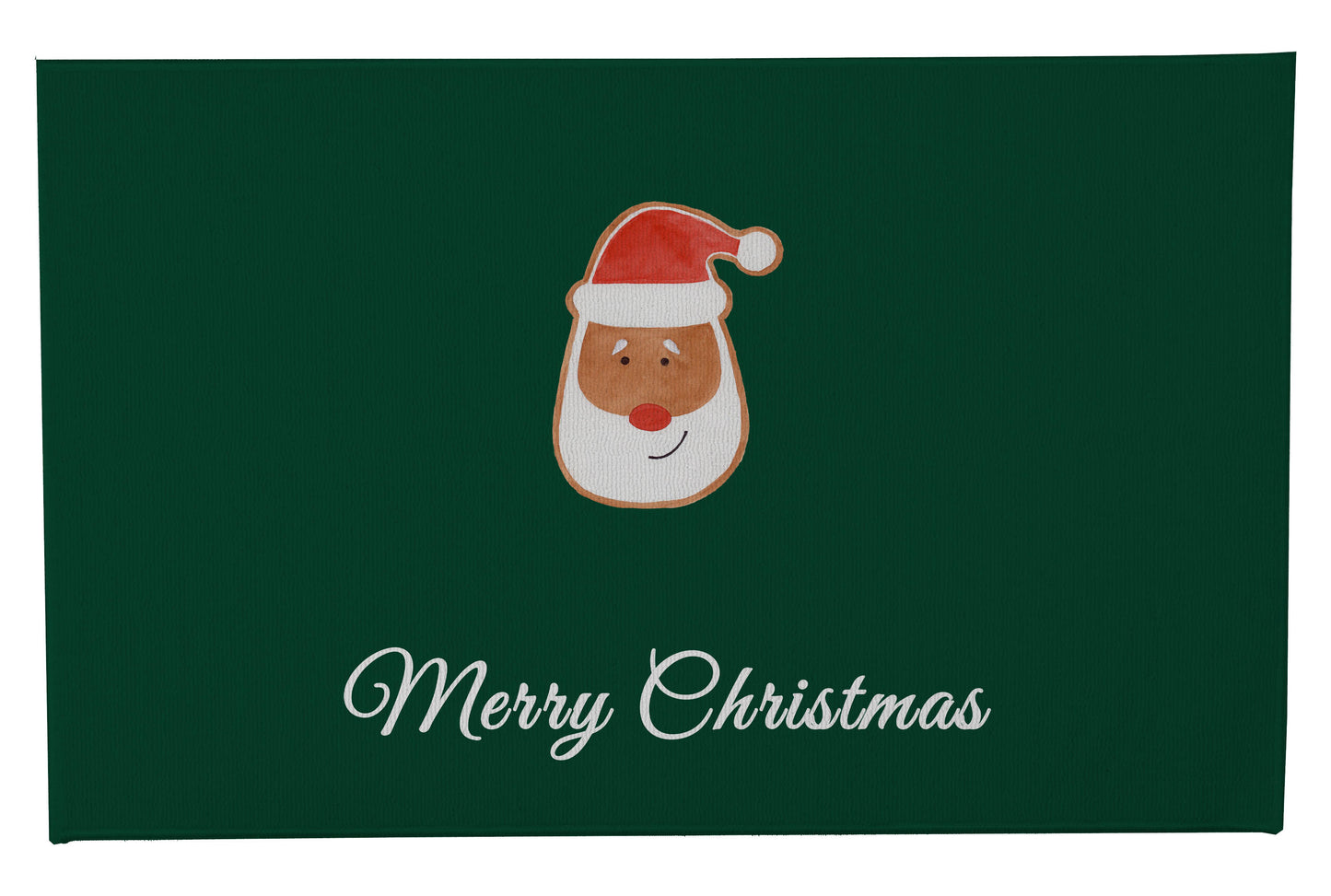 Merry Christmas Santa Face Outdoor Door Mat