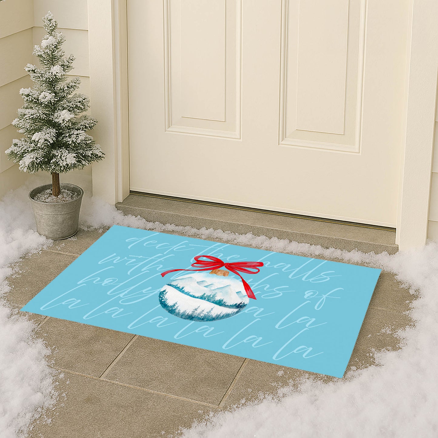 Deck the halls Outdoor Door Mat