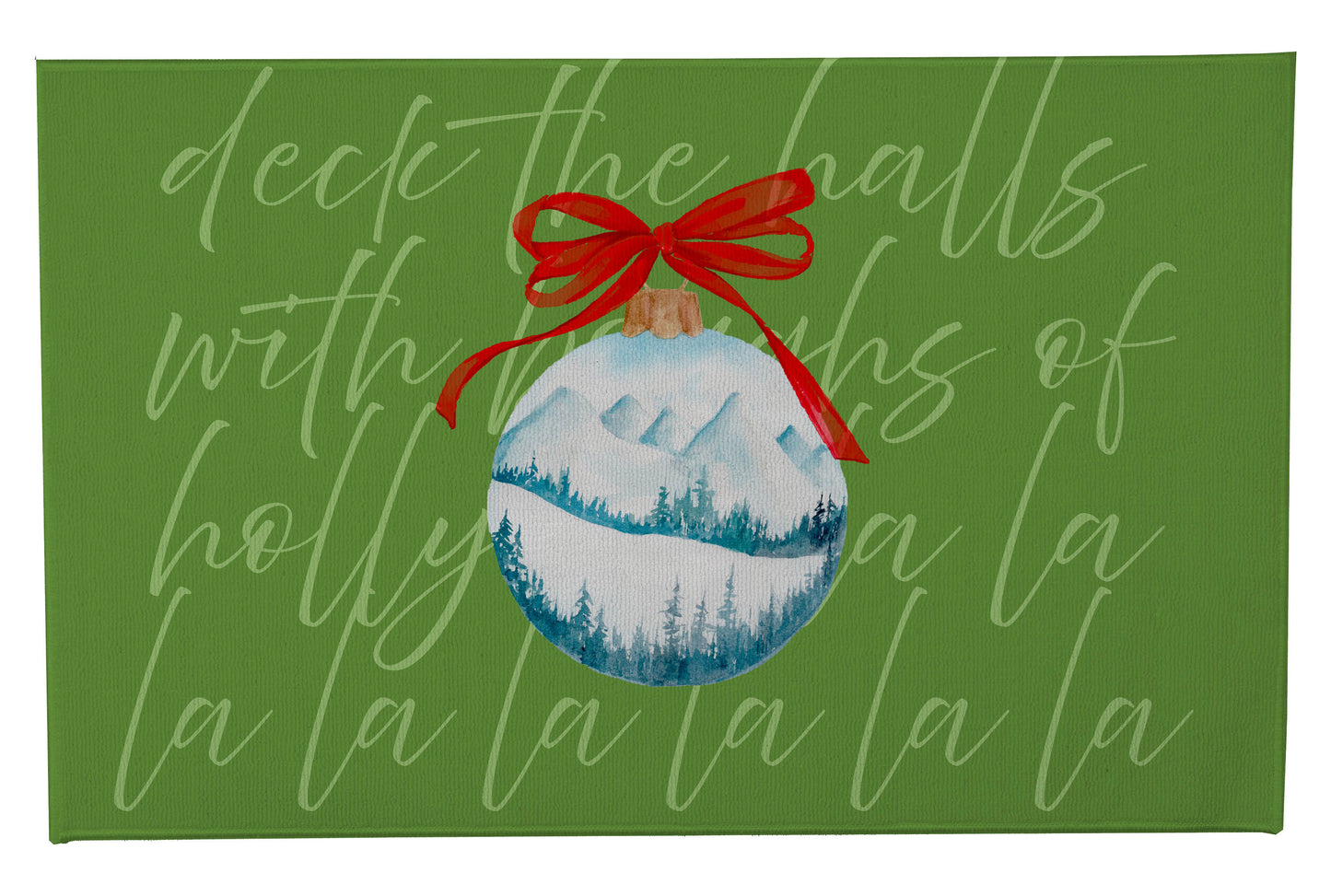 Deck the halls Outdoor Door Mat