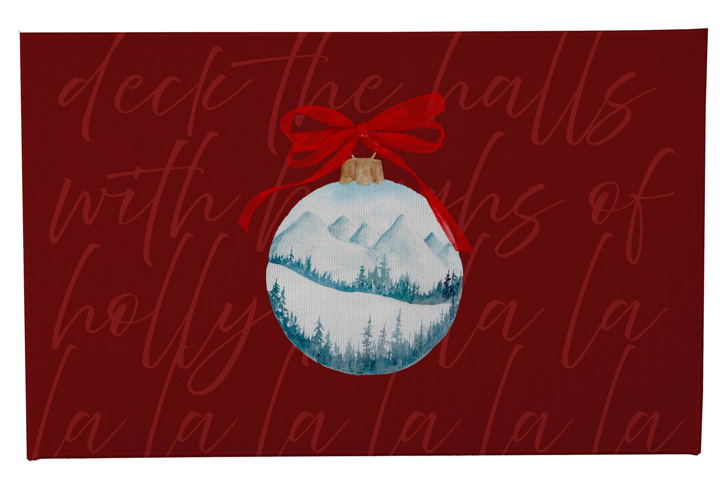 Deck the halls Outdoor Door Mat