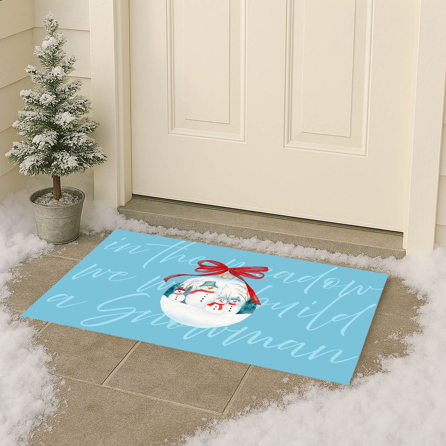 In the meadow Outdoor Door Mat