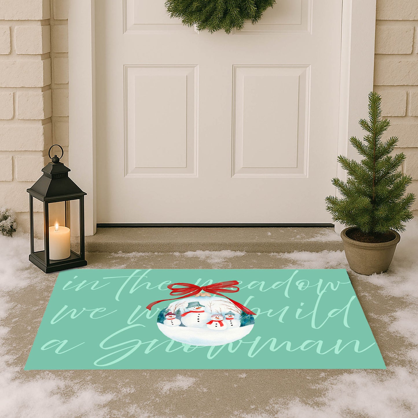 In the meadow Outdoor Door Mat