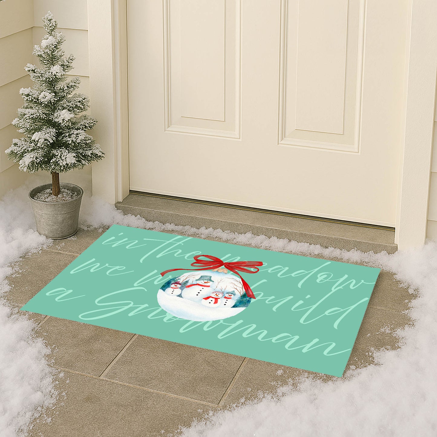 In the meadow Outdoor Door Mat