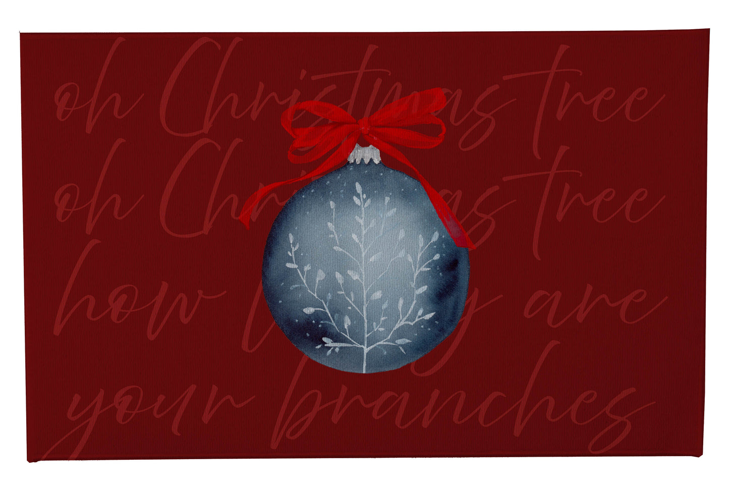 Oh Christmas Tree Outdoor Door Mat