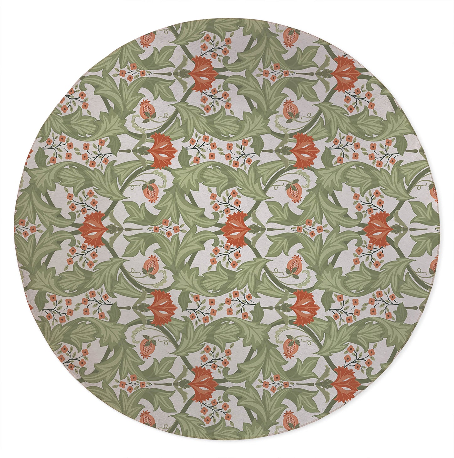 Ogee Leaf Outdoor Rug By Christopher's Corner