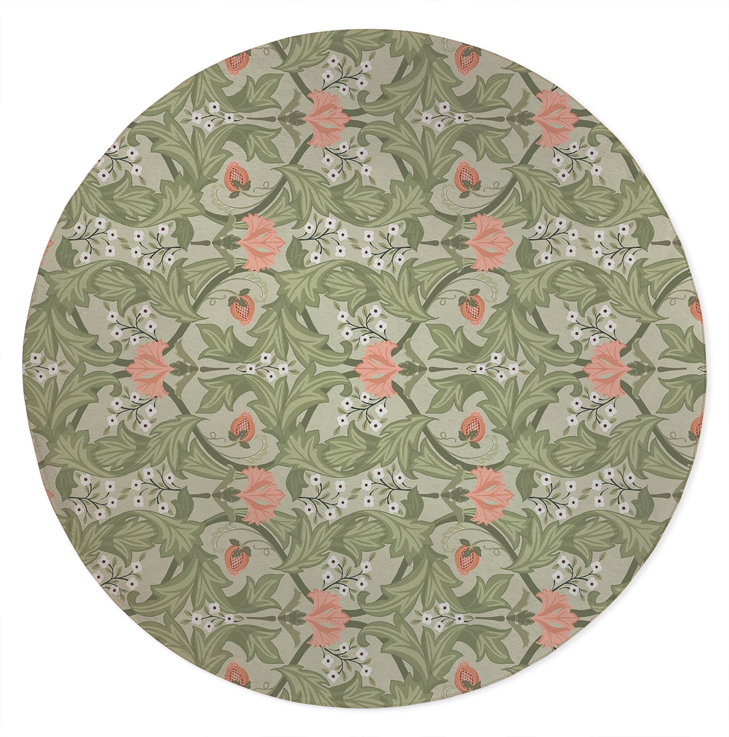 Ogee Leaf Outdoor Rug By Christopher's Corner