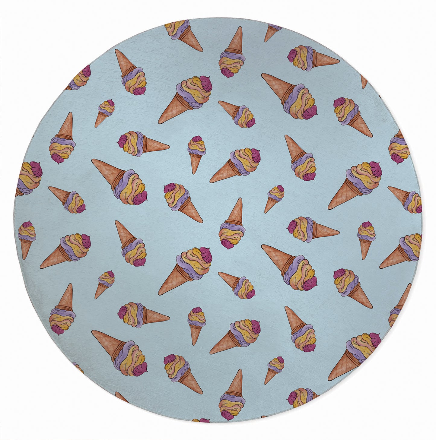 Summer Ice cream Outdoor Rug By Christopher's Corner