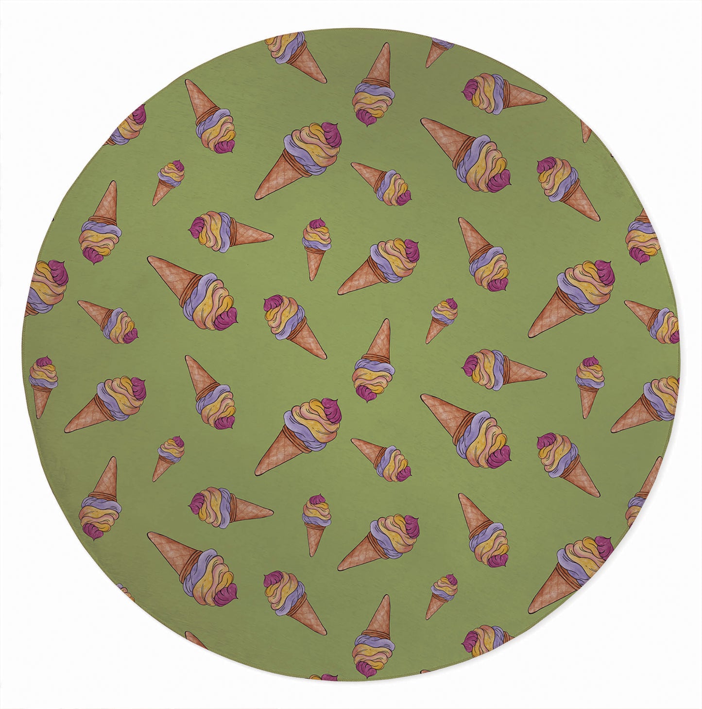 Summer Ice cream Outdoor Rug By Christopher's Corner