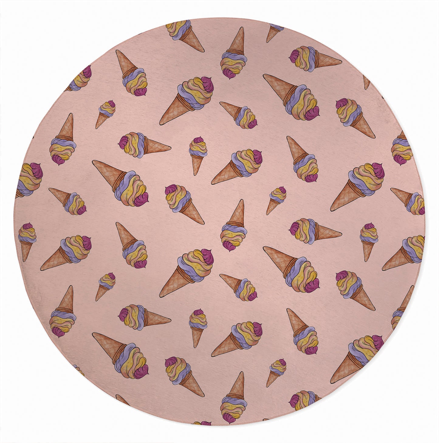 Summer Ice cream Outdoor Rug By Christopher's Corner