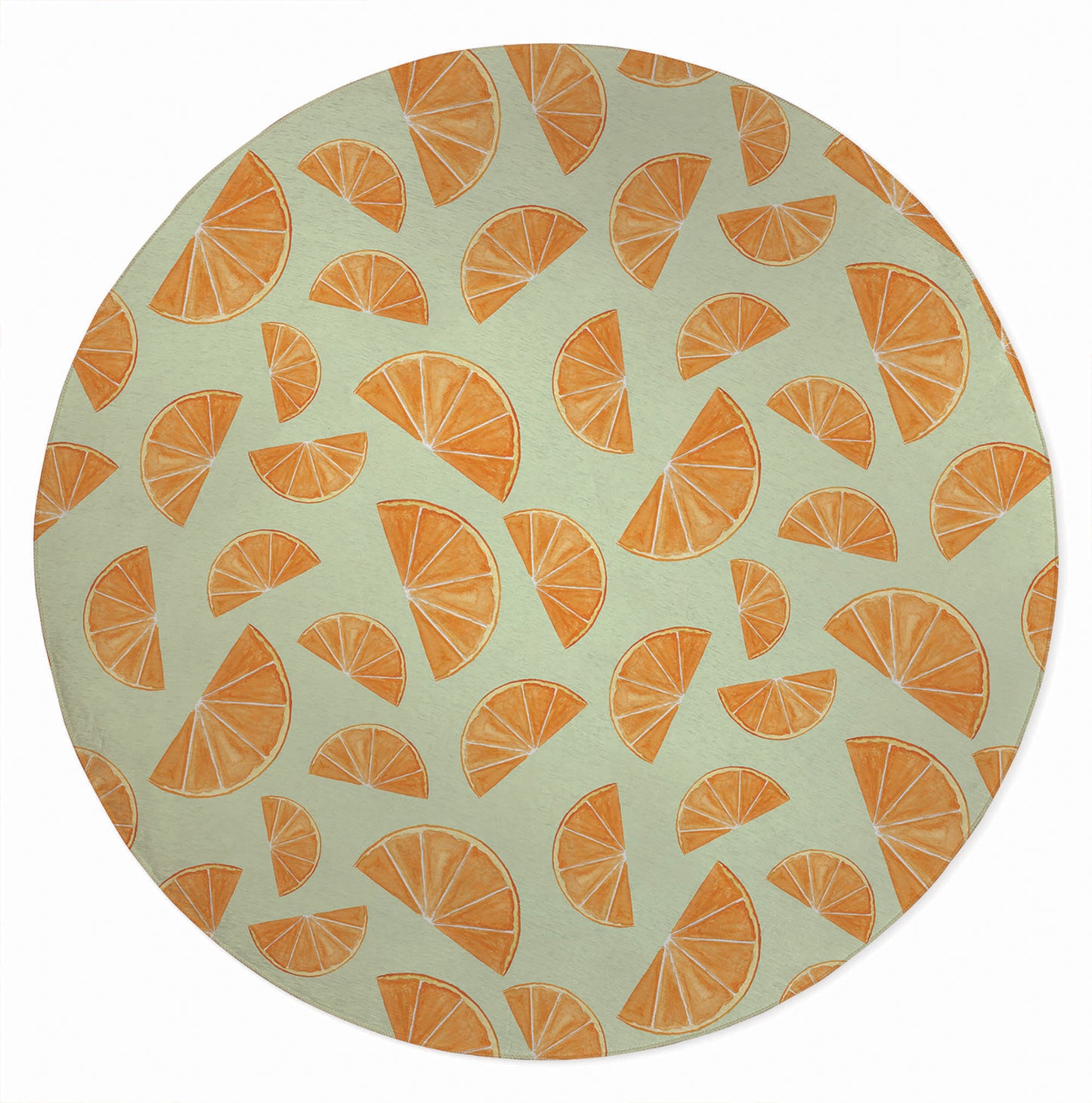 Summer Oranges Outdoor Rug By Christopher's Corner