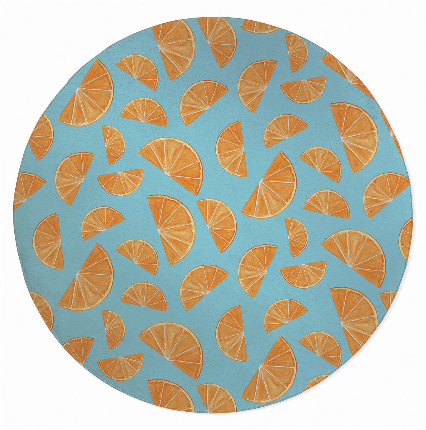 Summer Oranges Outdoor Rug By Christopher's Corner