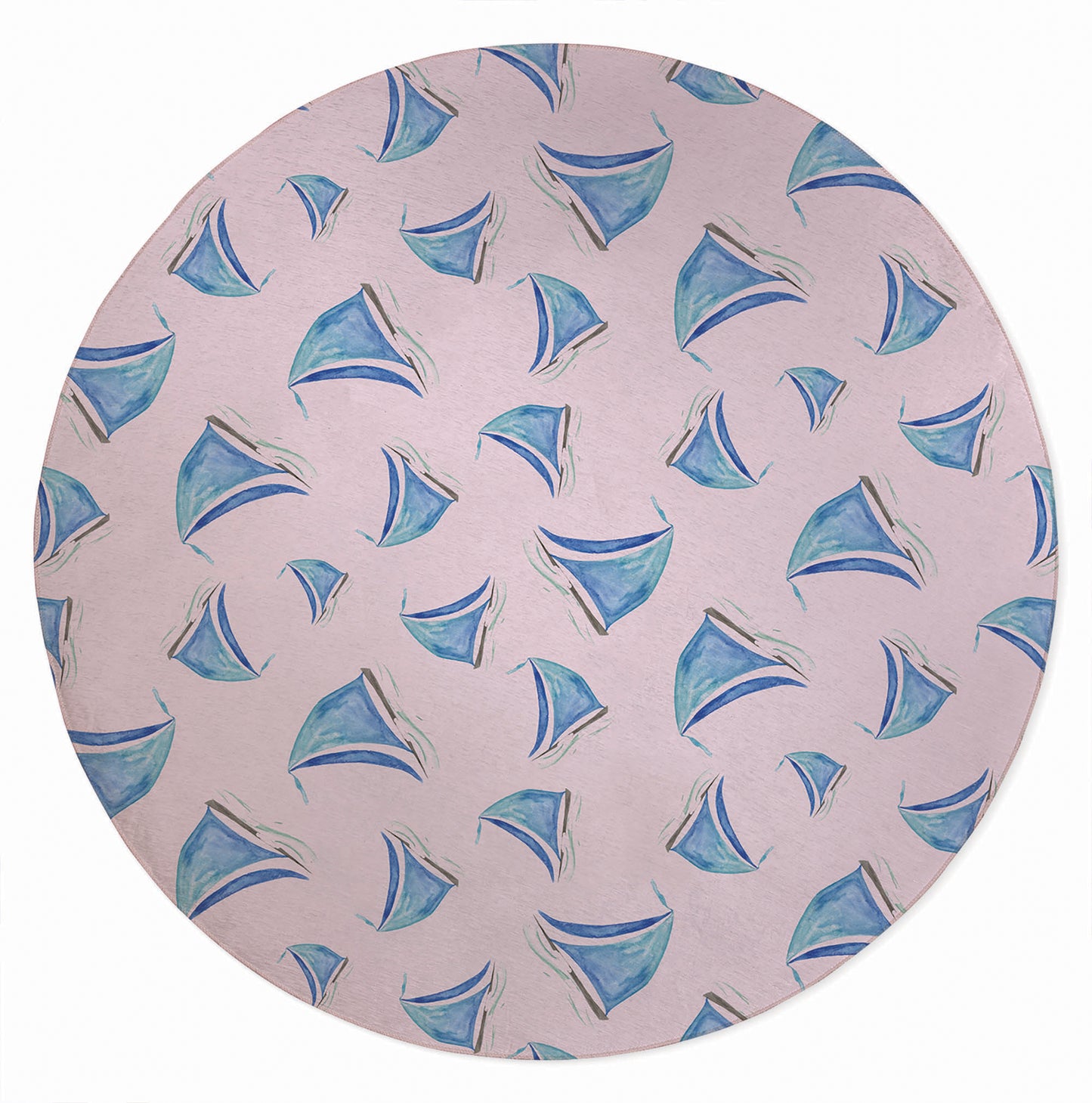 Summer Sailboats Outdoor Rug By Christopher's Corner