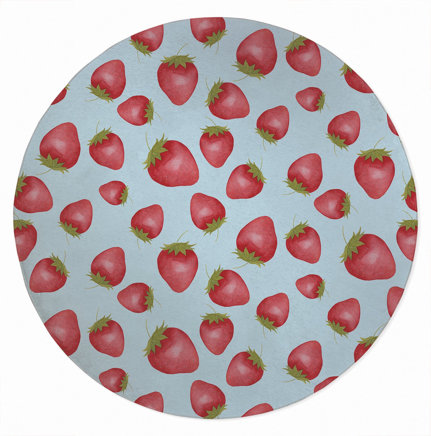 Summer Strawberries Outdoor Rug By Christopher's Corner