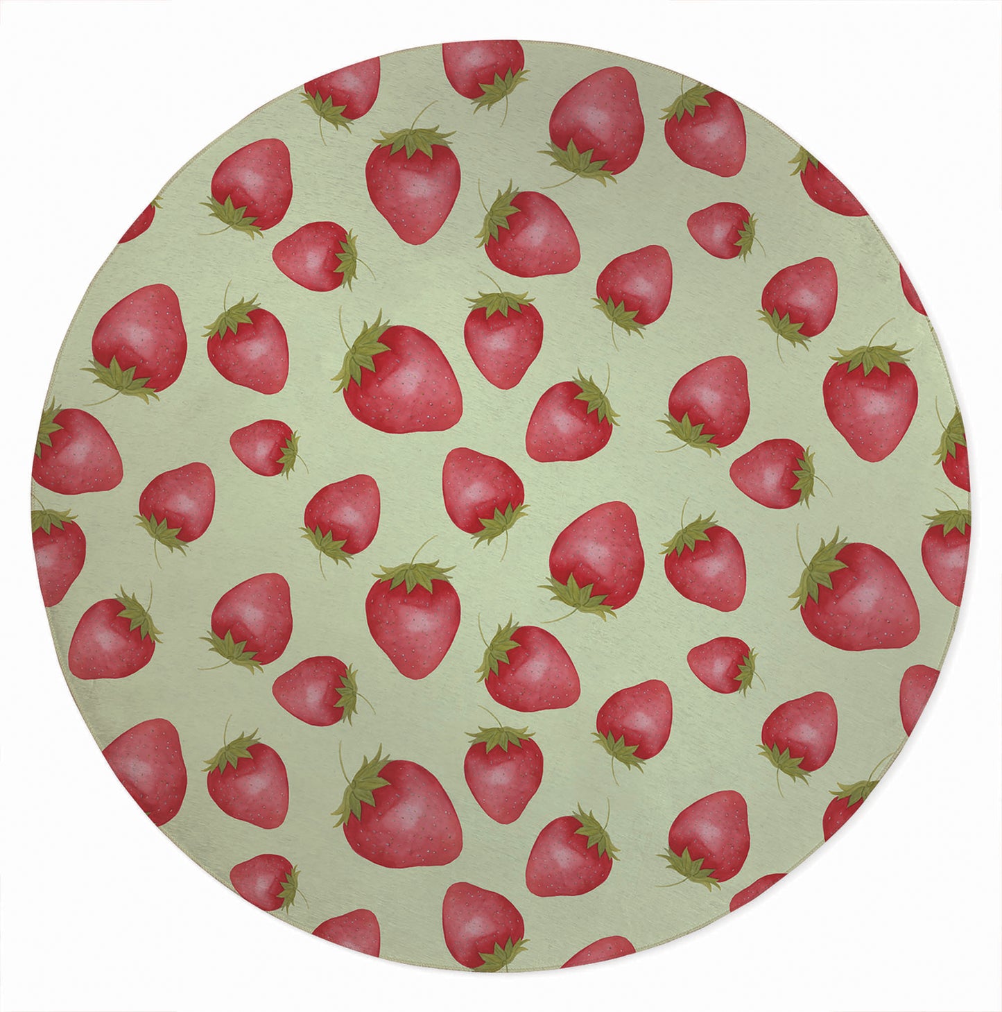 Summer Strawberries Outdoor Rug By Christopher's Corner