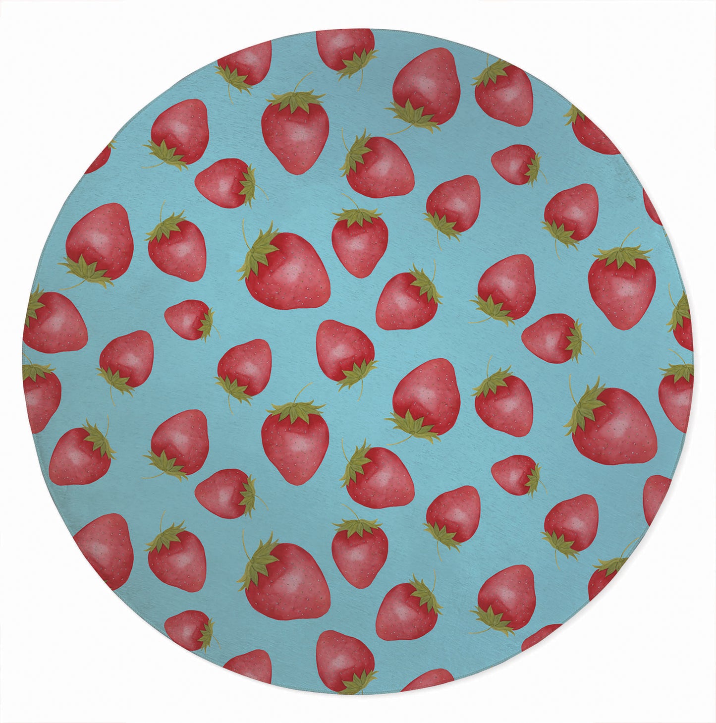 Summer Strawberries Outdoor Rug By Christopher's Corner