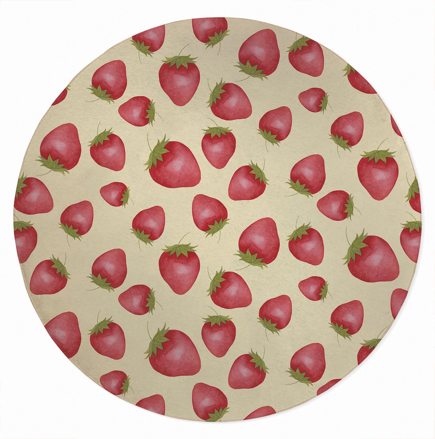 Summer Strawberries Outdoor Rug By Christopher's Corner