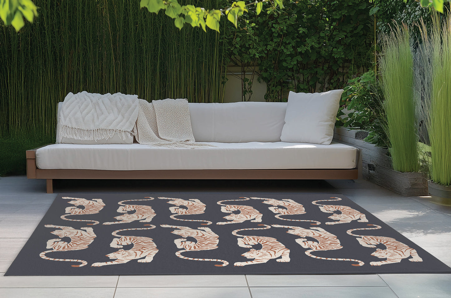 Hey Tiger Outdoor Rug By Christopher's Corner