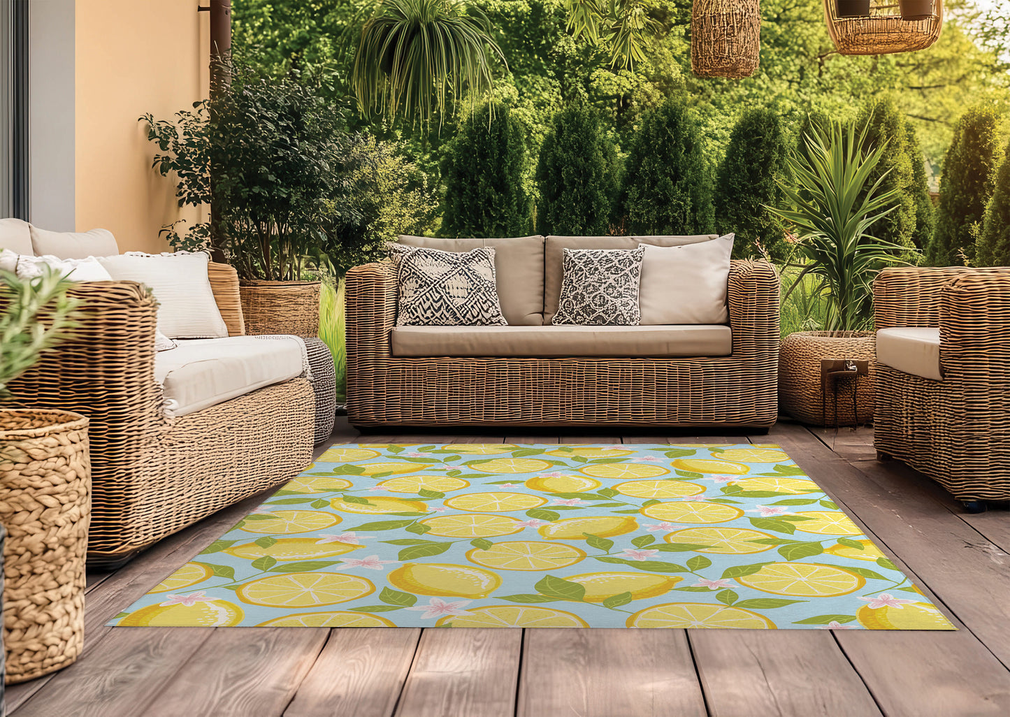 Lemons Outdoor Rug By Christopher's Corner