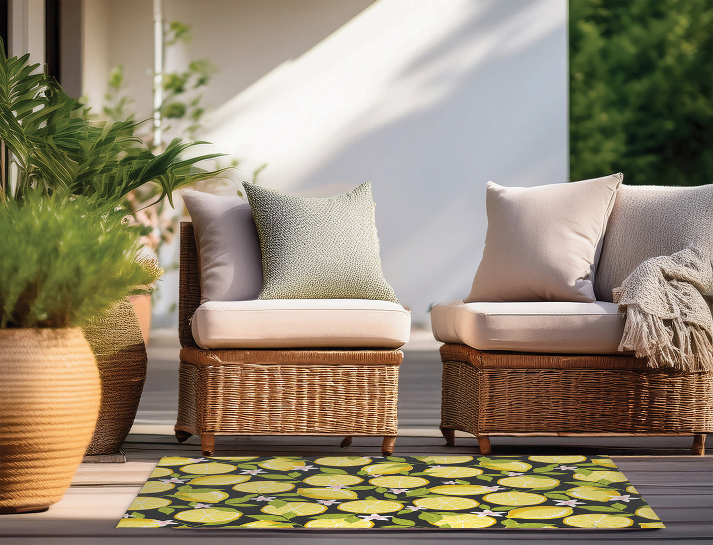 Lemons Outdoor Rug By Christopher's Corner
