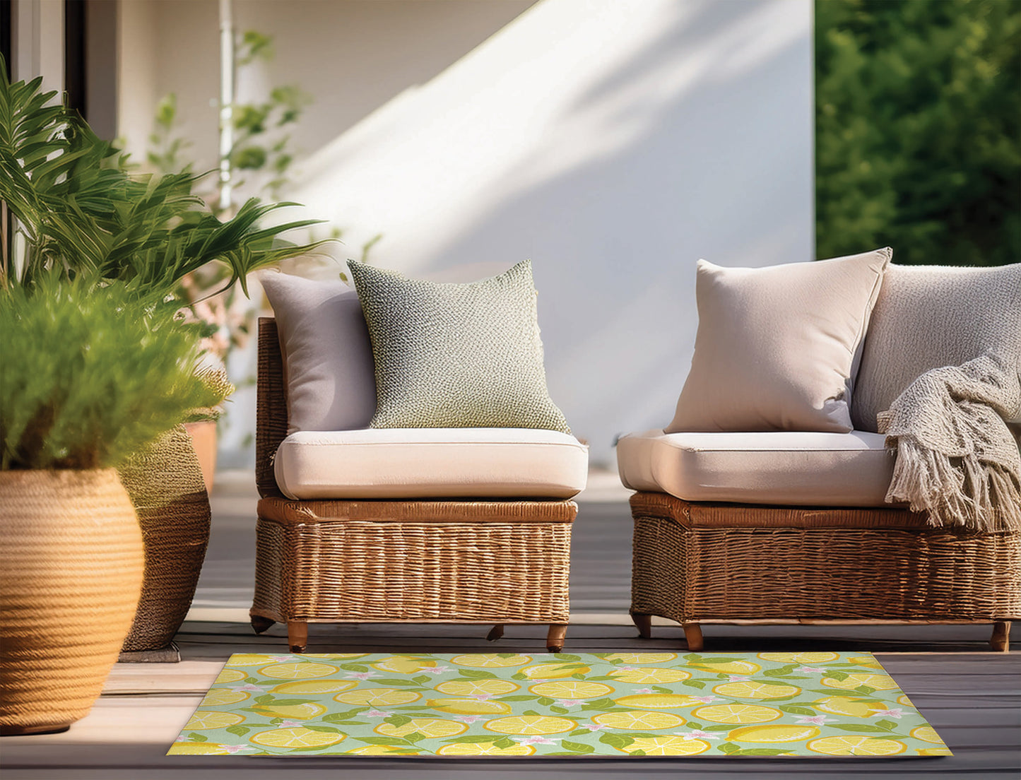 Lemons Outdoor Rug By Christopher's Corner