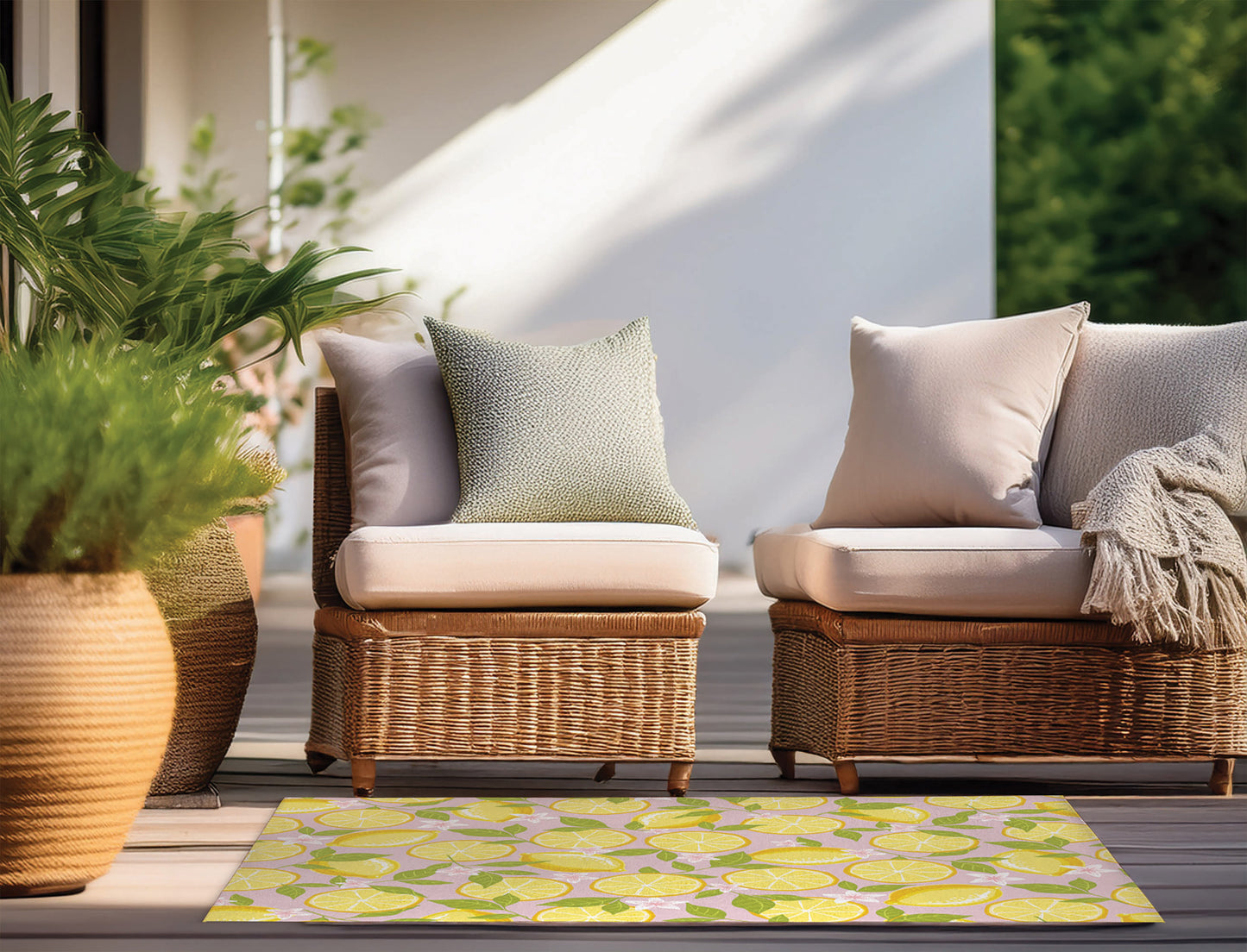Lemons Outdoor Rug By Christopher's Corner