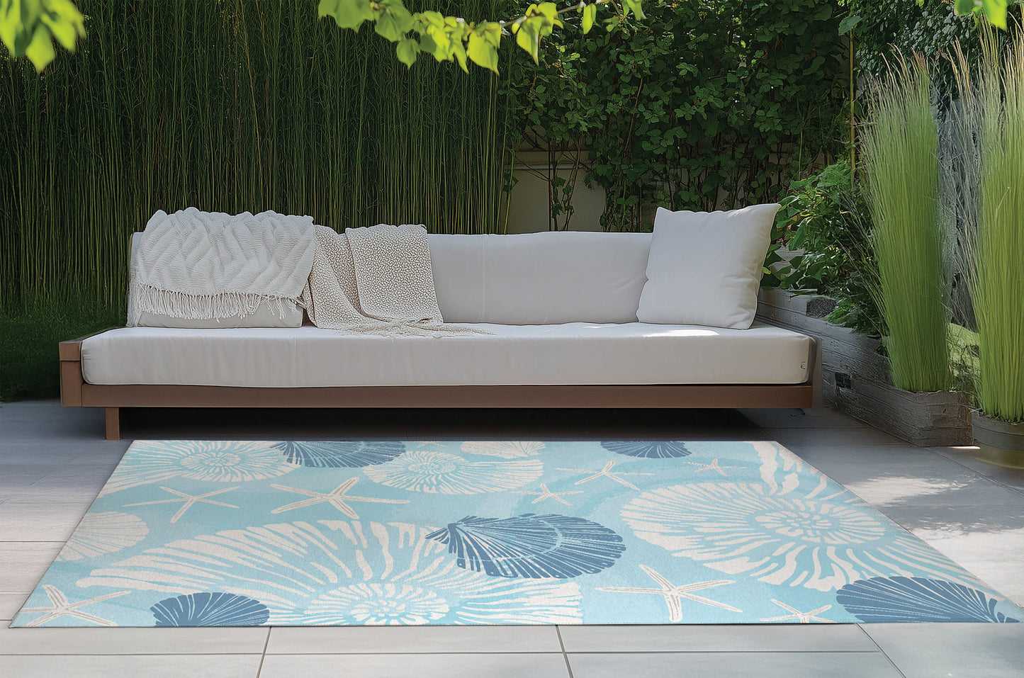 Starfish Outdoor Rug By Christopher's Corner