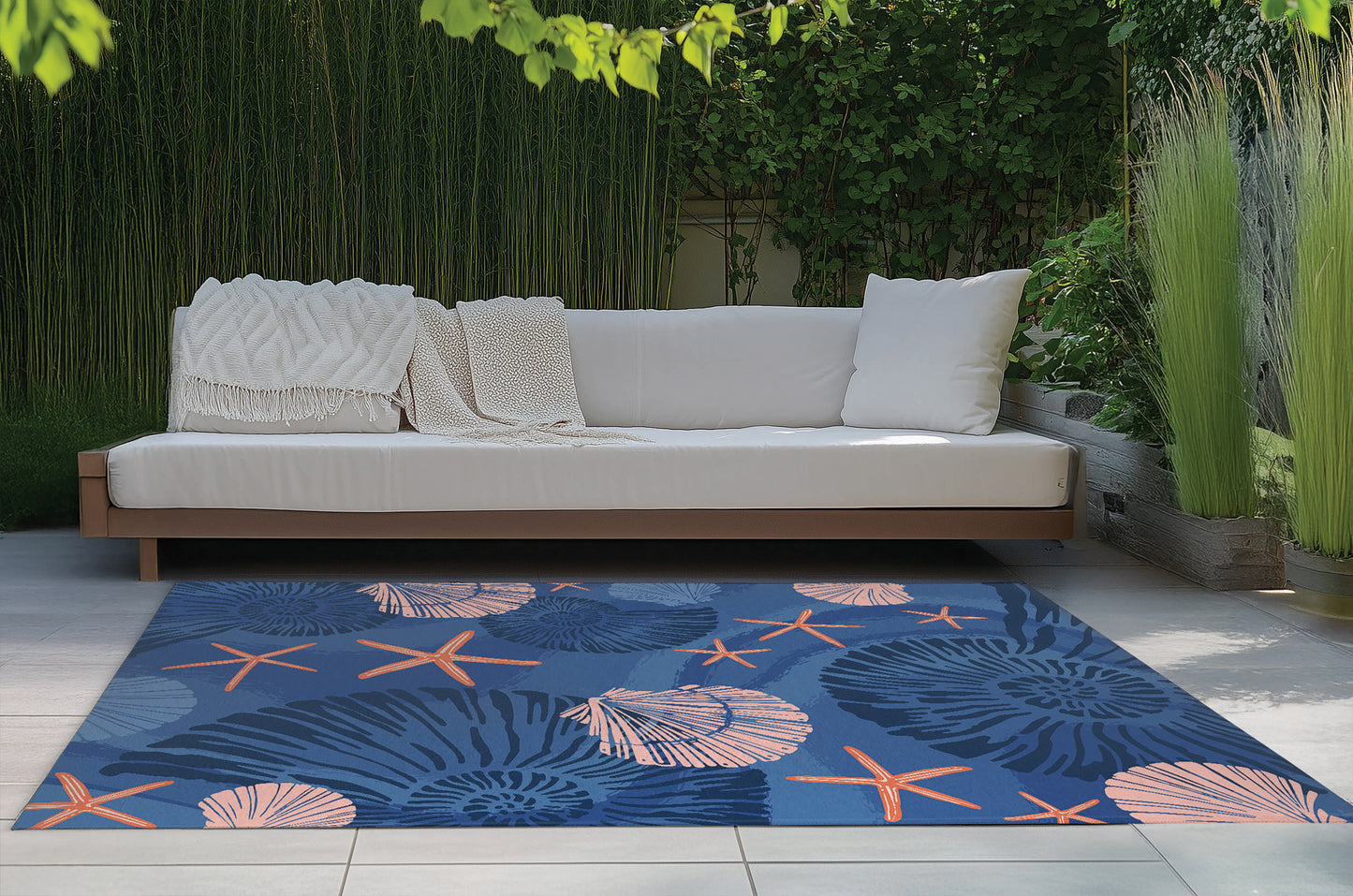 Starfish Outdoor Rug By Christopher's Corner