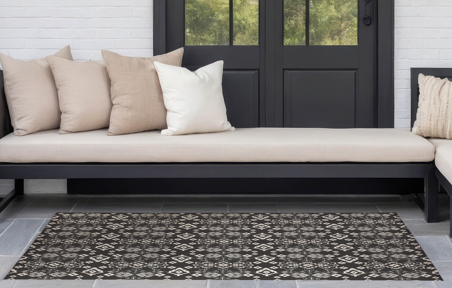 Block Outdoor Rug By Christopher's Corner