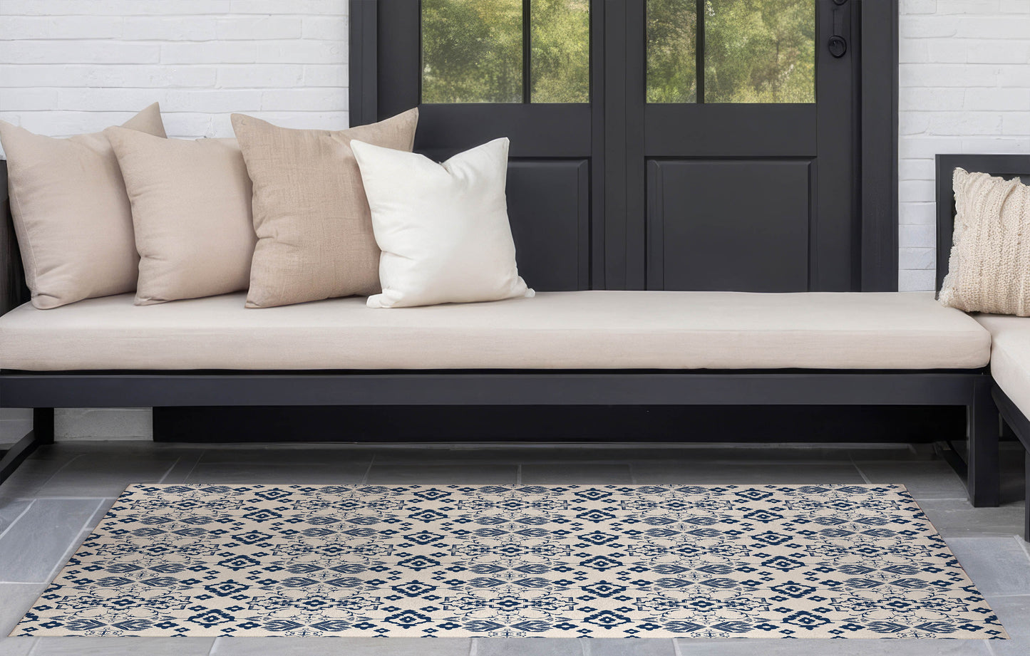Block Outdoor Rug By Christopher's Corner