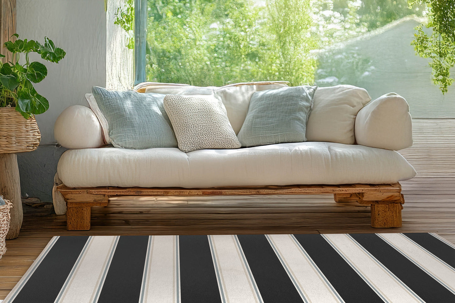 Cabana Stripe Outdoor Rug By Christopher's Corner