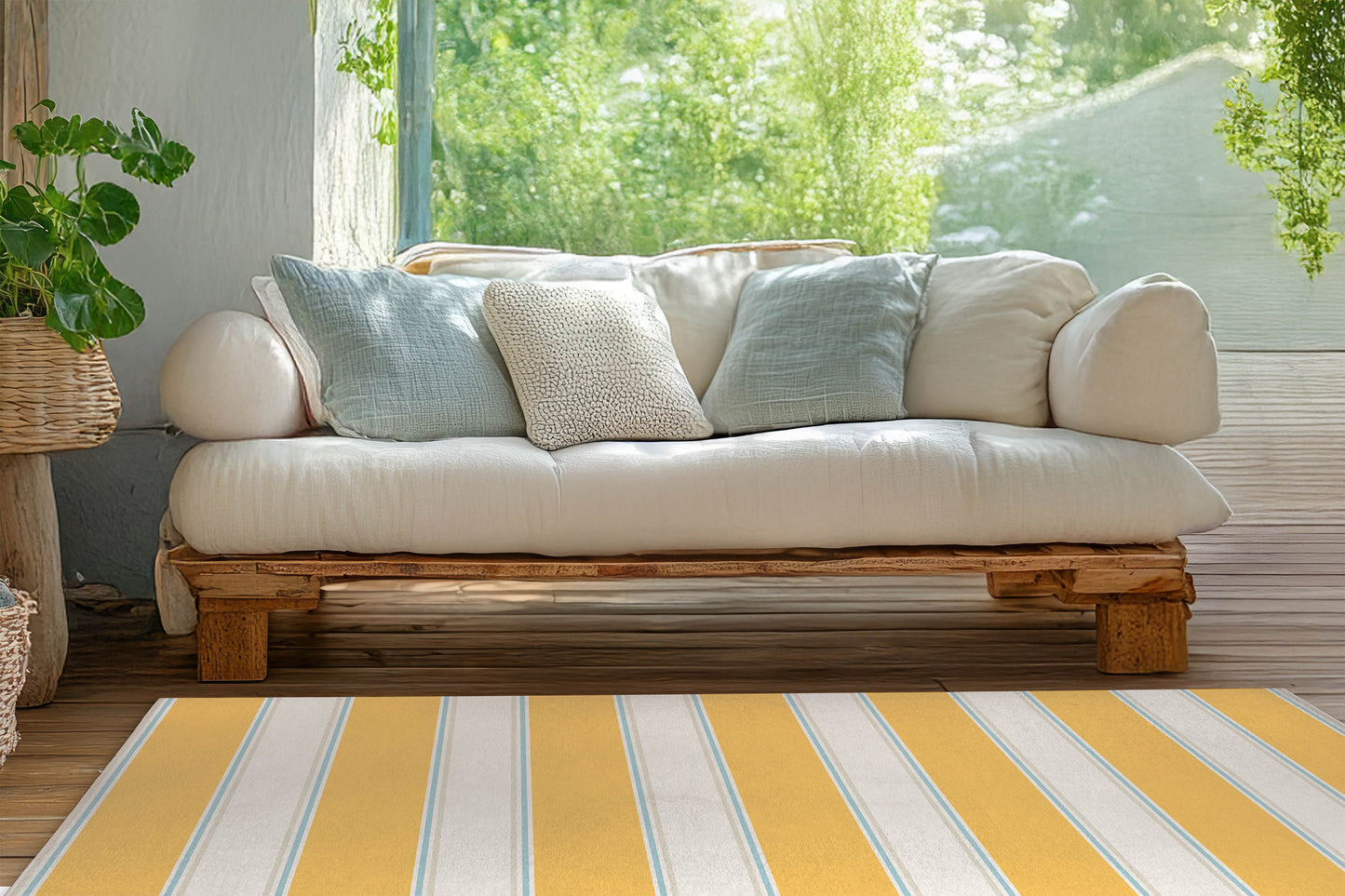 Cabana Stripe Outdoor Rug By Christopher's Corner