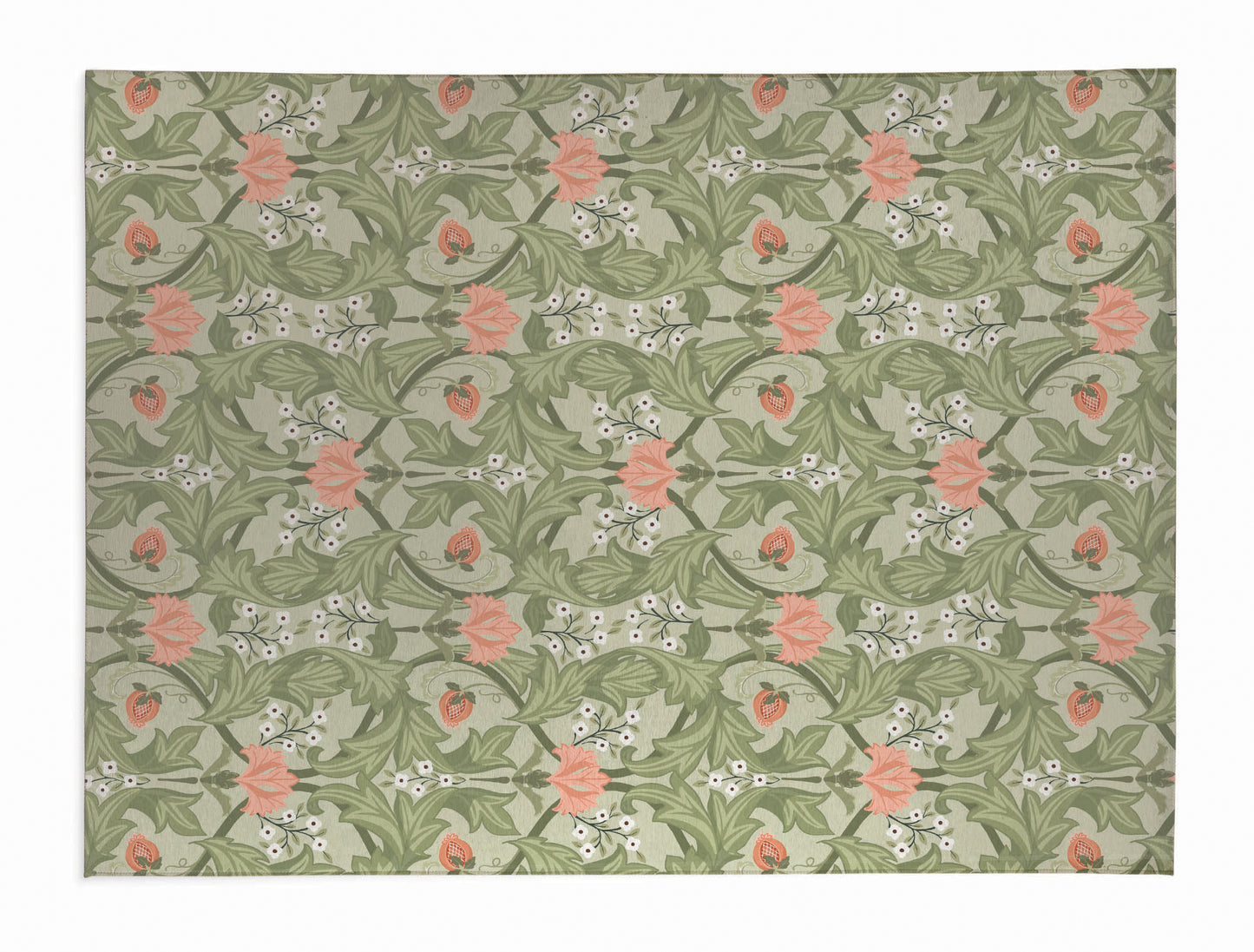 Ogee Leaf Outdoor Rug By Christopher's Corner